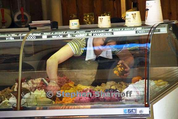 ice cream shop graphic